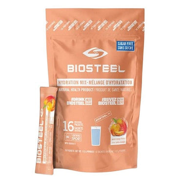 BioSteel Hydration Mix Peach Mango 16 X 7 Grams by Biosteel