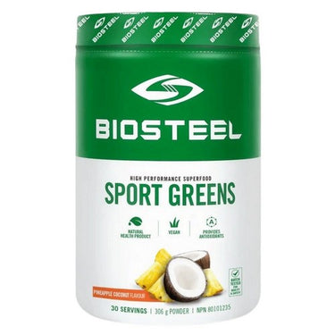 BioSteel Sport Greens Pineapple Coconut 306 Grams by Biosteel