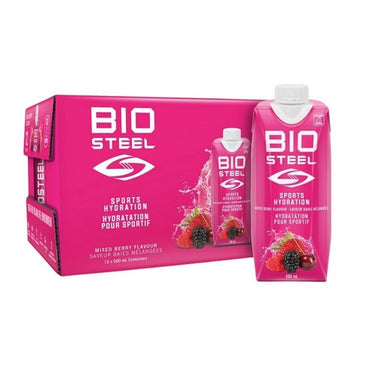 BioSteel Hydration RTD Mixed Berry 12 X 500 Ml by Biosteel