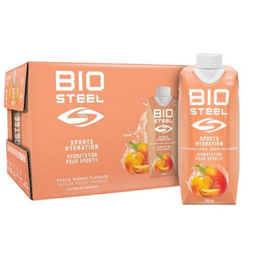 BioSteel Hydration RTD Peach Mango 12 X 500 Ml by Biosteel