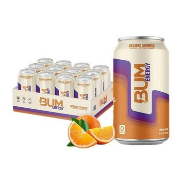 CBUM Energy Drink Orange Sunrise 12 X 355 Ml by BUM Energy