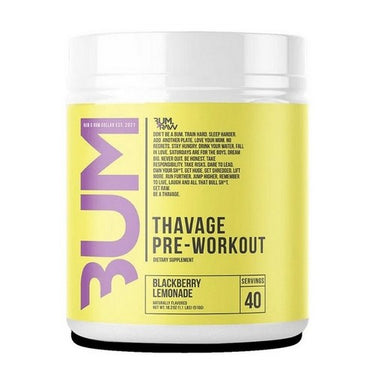 CBUM Thavage Pre-workout Blackberry Lemonade 40 Servings by BUM Energy