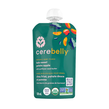 Cerebelly, Cerebelly Purees Kale Sweet Potato Apple, 128 Ml
