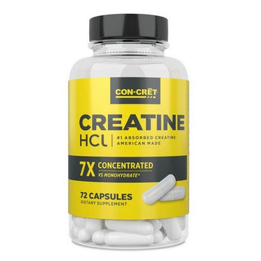 CON-CRET Creatine HCl Capsules 72 Count by Con-Cret