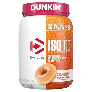 Dymatize ISO100 Dunkin Glazed Donut 20 Servings by Dymatize Nutrition