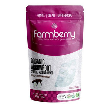 Farmberry Powder Organic Arrowroot Flour 454 Grams by Farmberry