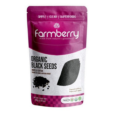 Farmberry Organic Black Seeds 100 Grams by Farmberry