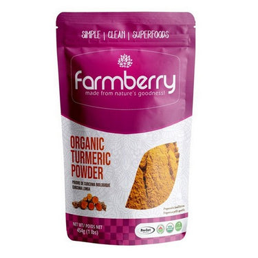 Farmberry Powder Organic Turmeric 230 Grams by Farmberry