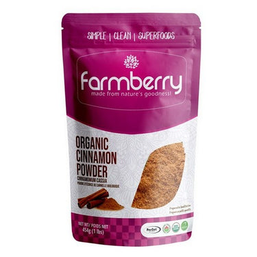 Farmberry Powder Organic Cinnamon 230 Grams by Farmberry