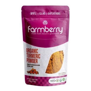 Farmberry Powder Organic Turmeric 454 Grams by Farmberry