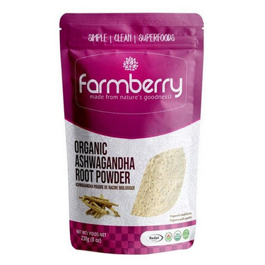 Farmberry Powder Organic Ashwagandha 454 Grams by Farmberry