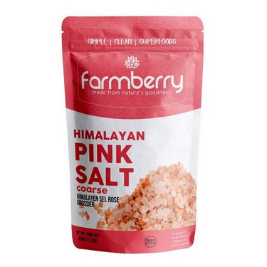 Farmberry Himalayan Pink Salt Coarse 454 Grams by Farmberry