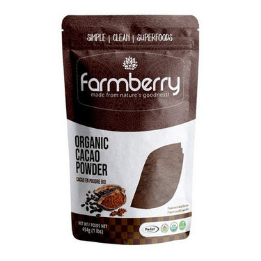 Farmberry Powder Organic Cacao Powder 454 Grams by Farmberry