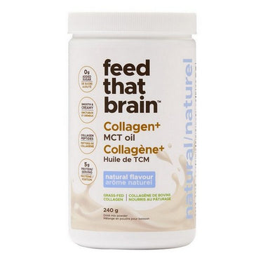 Feed That Brain Collagen + MCT Natural 240 Grams by Feed That Brain