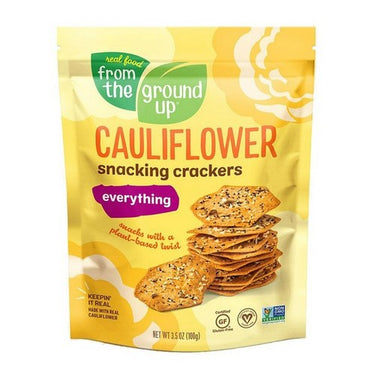 FTGU Snacking Crackers Cauliflower Everything 6 X 3.5 Oz by From The Ground Up