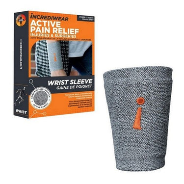 Incrediwear Sleeves Wrist Grey Large 1 Count by Incrediwear Inc