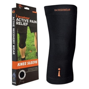 Incrediwear Sleeves Knee Black Medium 1 Count by Incrediwear Inc