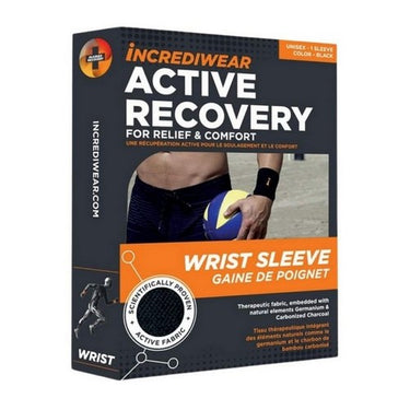 Incrediwear Sleeves Wrist Black Small/Medium 1 Count by Incrediwear Inc