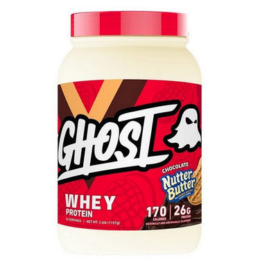 Ghost Whey Nutter Butter Chocolate 26 Servings by Ghost Lifestyle