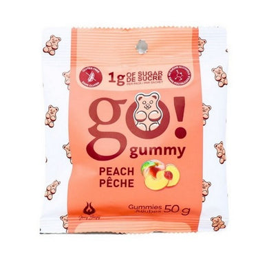 Go Gummy Peach 12 X 50 Grams by Go Nutrition