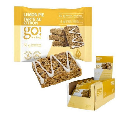 Go Krisp Lemon Pie 12 X 55 Grams by Go Nutrition