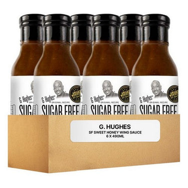 G Hughes Wing Sauce Sweet Honey 6 X 355 Ml by G Hughes SF BBQ