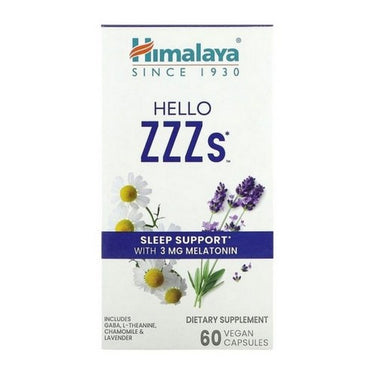 Himalaya Herbal, Himalaya Formulas Hello ZZZ's Sleep Support, 60 Count