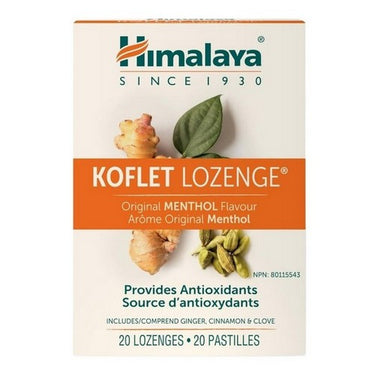 Himalaya Koflet Lozenge Menthol (MIN 6) 20 Count by Himalaya Herbal