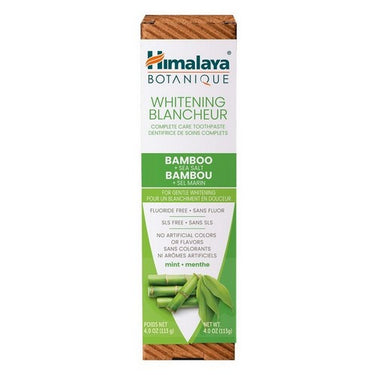 Himalaya Toothpaste Whitening Mint with Bamboo + Sea Salt 113 Grams by Himalaya Herbal