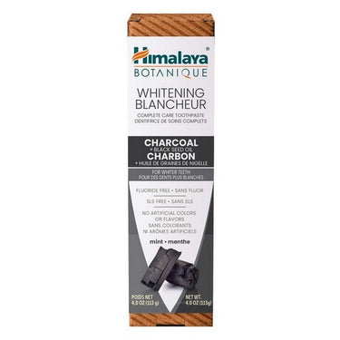 Himalaya Herbal, Himalaya Toothpaste Whitening Mint with Charcoal + Black Seed Oil, 113 Grams