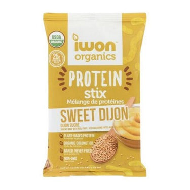 Iwon Organics, IWON Protein Stix Large Sweet Dijon Bilingual, 12 X 142 Grams