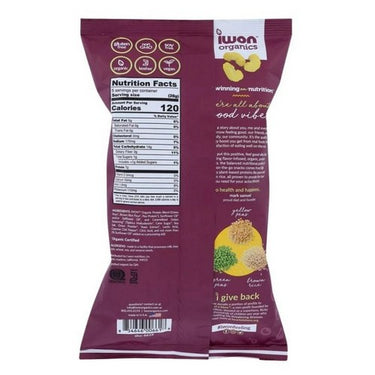 IWON Protein Puffs Large Caramelized Onion Bilingual 12 X 142 Grams by Iwon Organics