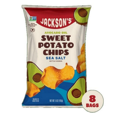 Jackson's Sweet Potato Chips Sea Salt 12 X 5 Oz by Jackson's