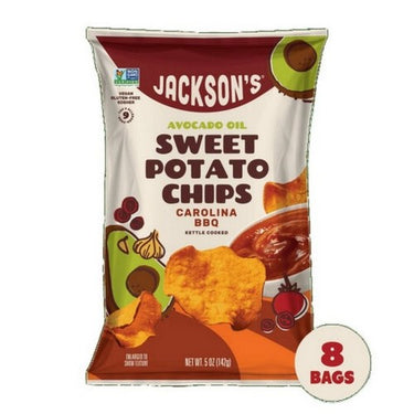 Jackson's Sweet Potato Chips Carolina BBQ 5 Oz X 12 by Jackson's