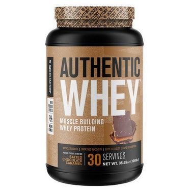 Jacked Factory Authentic Whey Salted Caramel 30 Servings by Jacked Factory