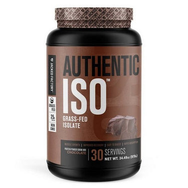 Jacked Factory Authentic Isolate Chocolate 30 Servings by Jacked Factory