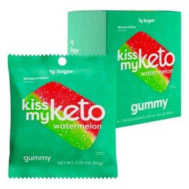 Kiss My Keto Gummies Watermelon Slices 6 X 50 Grams by Kiss My Keto