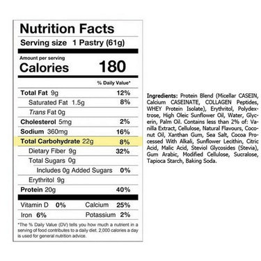 Legendary Foods Protein Pastry Hot Fudge 10 X 61 Grams by Legendary Foods