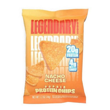 Legendary Foods Protein Chips Nacho Cheese 7 X 34 Grams by Legendary Foods