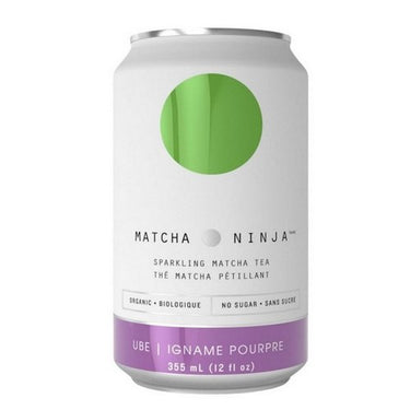 Matcha Ninja Sparkling Ube (Purple Yam) 12 X 355 Ml by Matcha Ninja