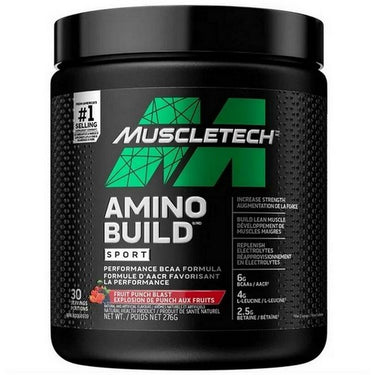 Muscletech Amino Build Sport Fruit Punch Blast 30 Servings by Muscletech