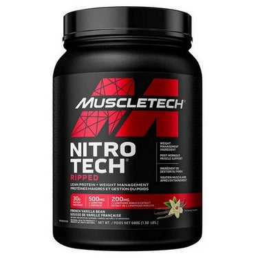 Muscletech Nitro Tech Ripped French Vanilla Bean 1.5 Lbs by Muscletech