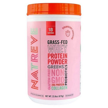 Natreve Whey Protein Strawberry Shortcake 702 Grams by Natreve