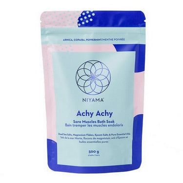 Niyama Bath Soak Achy Achy Sore Muscle 500 Grams by Niyama Wellness