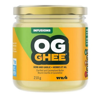 OG Ghee Herb Garlic Infused Clarified And Caramelized Butter 210 Grams by OG GHEE