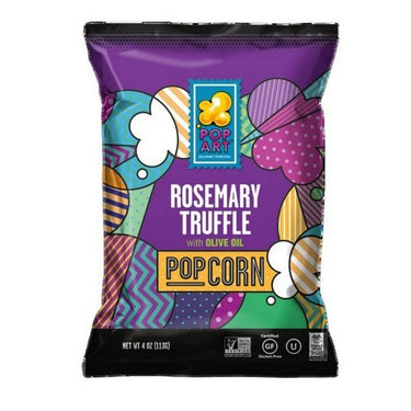 Pop Art Popcorn Rosemary Truffle with Olive Oil Bilingual 9 X 142 Grams by Pop Art