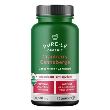 Pure-le Organic Cranberry Once Daily Organicaps 30 Count by Pure-le