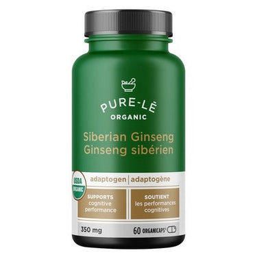Pure-le Organic Siberian Ginseng Organicaps 60 Count by Pure-le