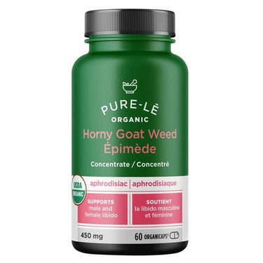 Pure-le Organic Horny Goat Weed Organicaps 60 Count by Pure-le