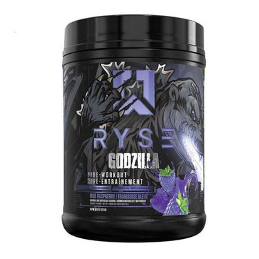 Ryse Supplements, Ryse Godzilla Pre Blue Razz, 40 Servings